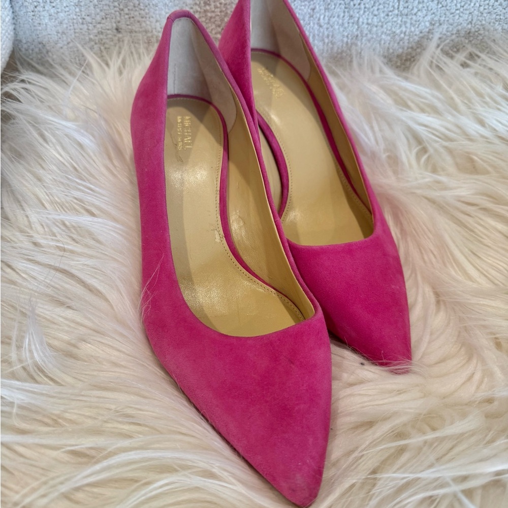 Pink Suede Women's Pumps
